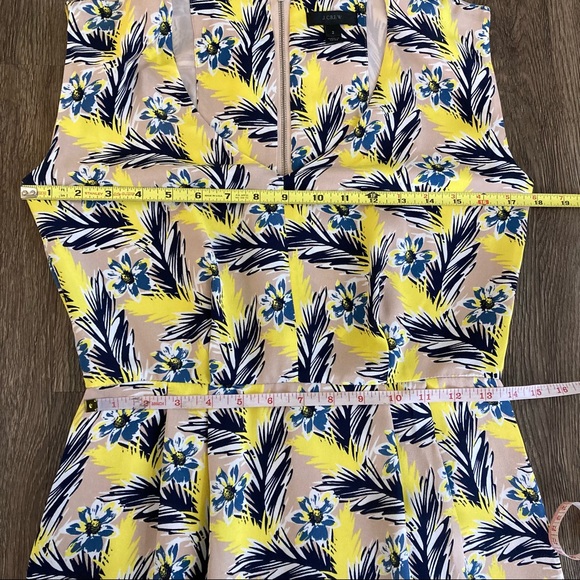 J. Crew Sleeveless Silk Dress In Spring Meadow - Picture 7 of 9